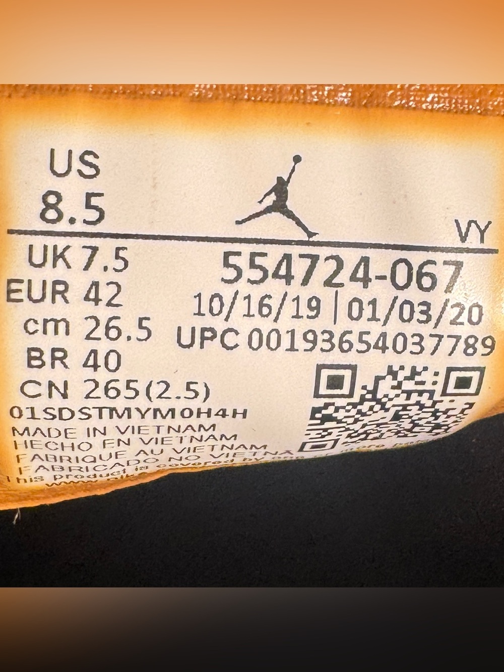 Nike Air Jordan 1 Mid Pine Green Shoes 554724-067 Men’s Size 8.5 - Picture 10 of 11